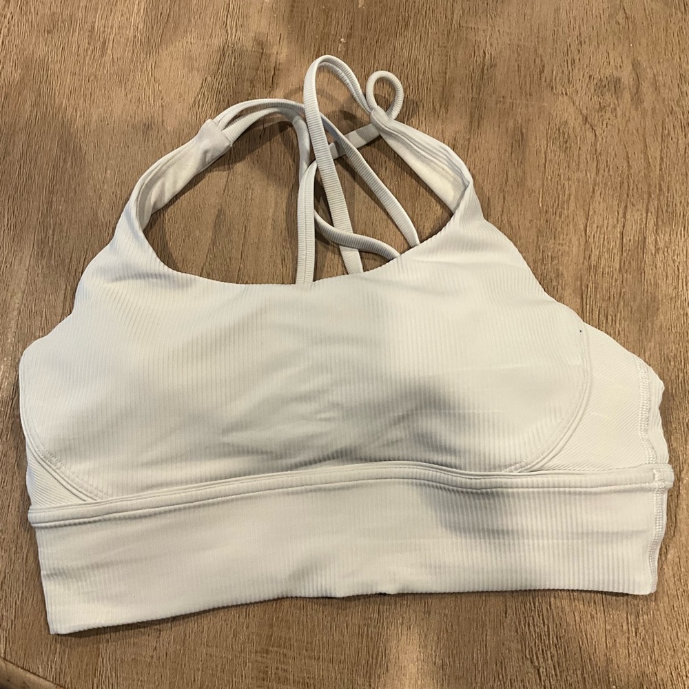 Lululemon Athletica White Sports Bra